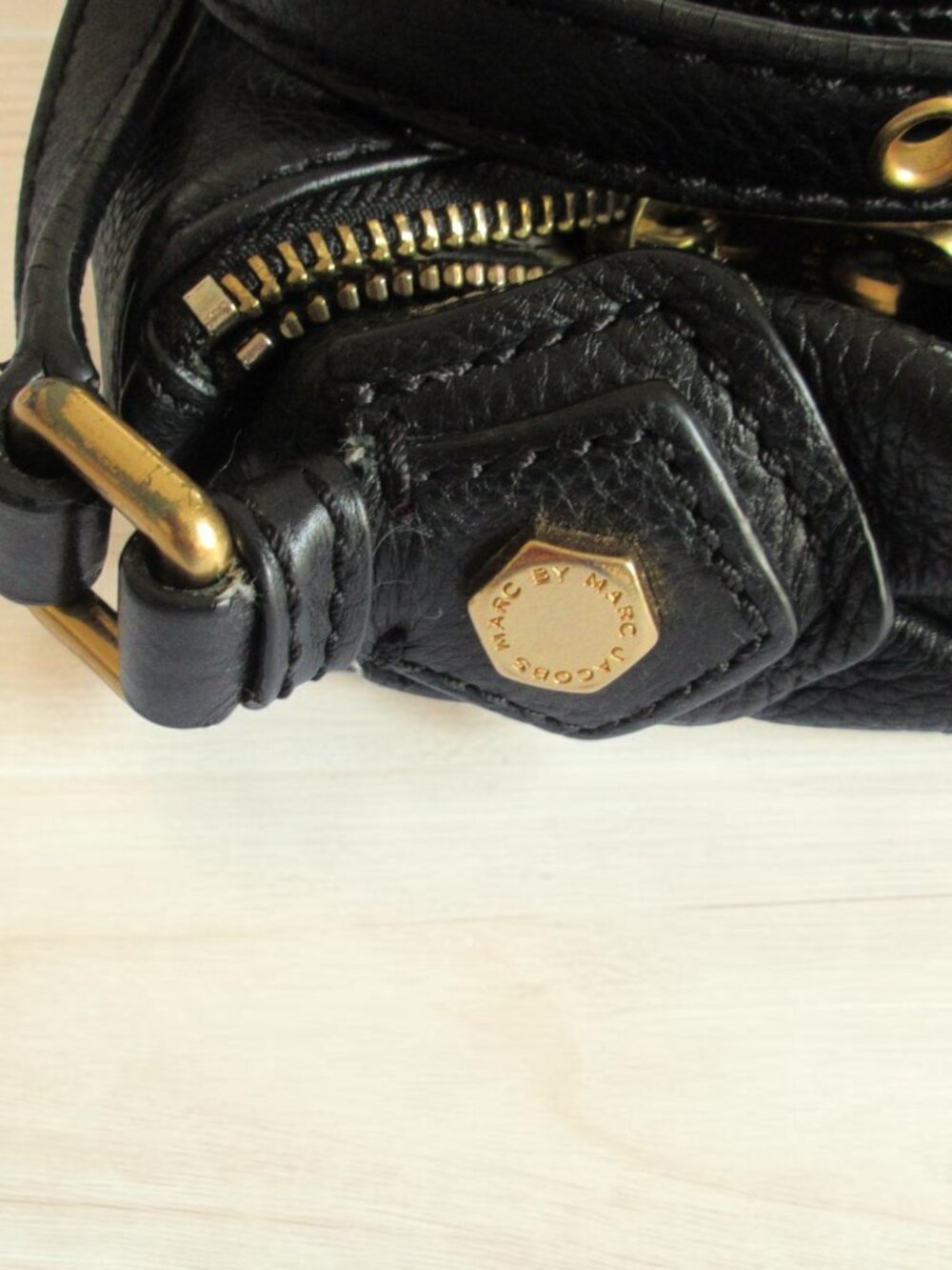 Marc by MARC JACOBS Classic Q Percy Small Blacky Leather Crossbody Bag, VGC - Picture 6 of 16